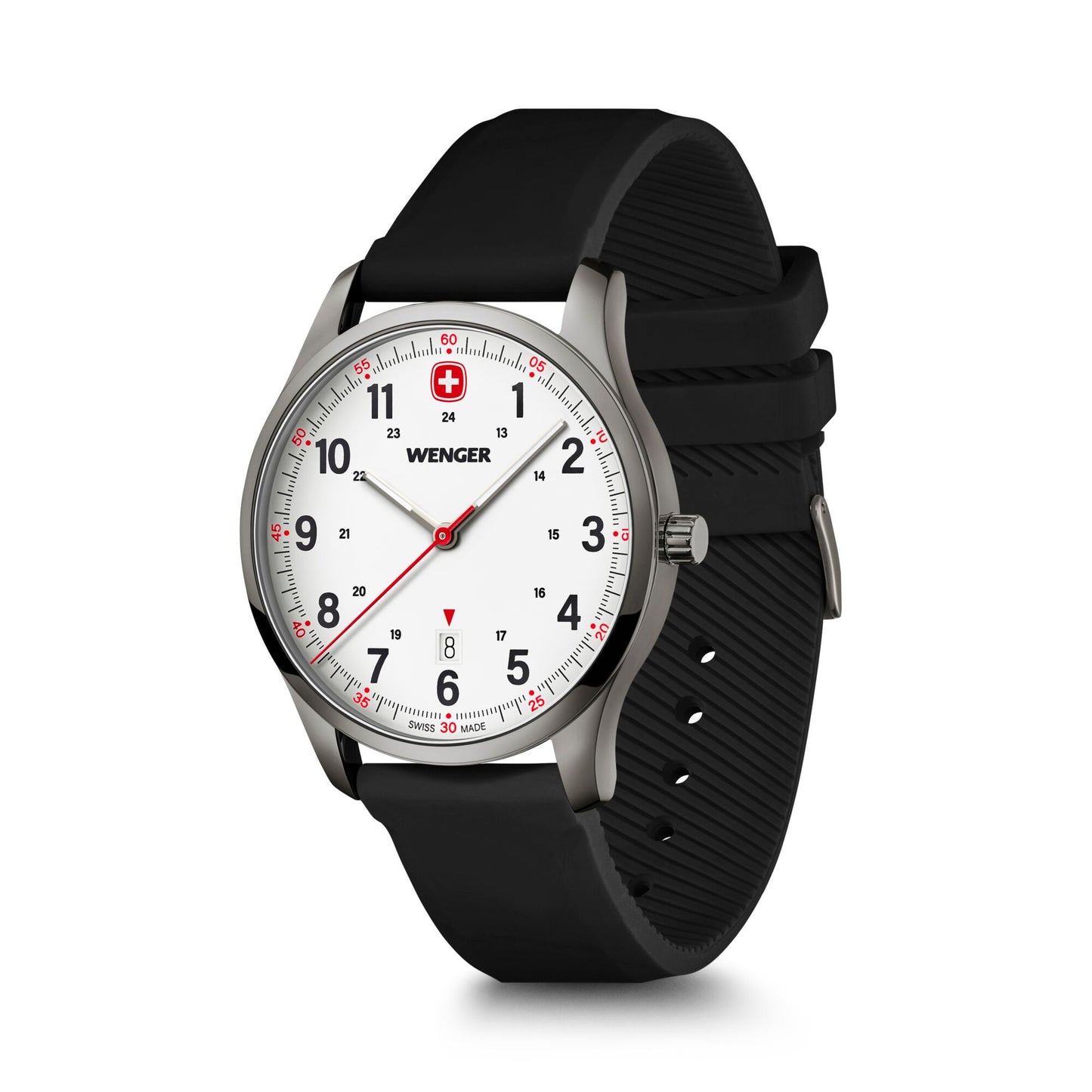 Wenger City Sport 42 mm White Dial Men Analog Watch 01.1441.132
