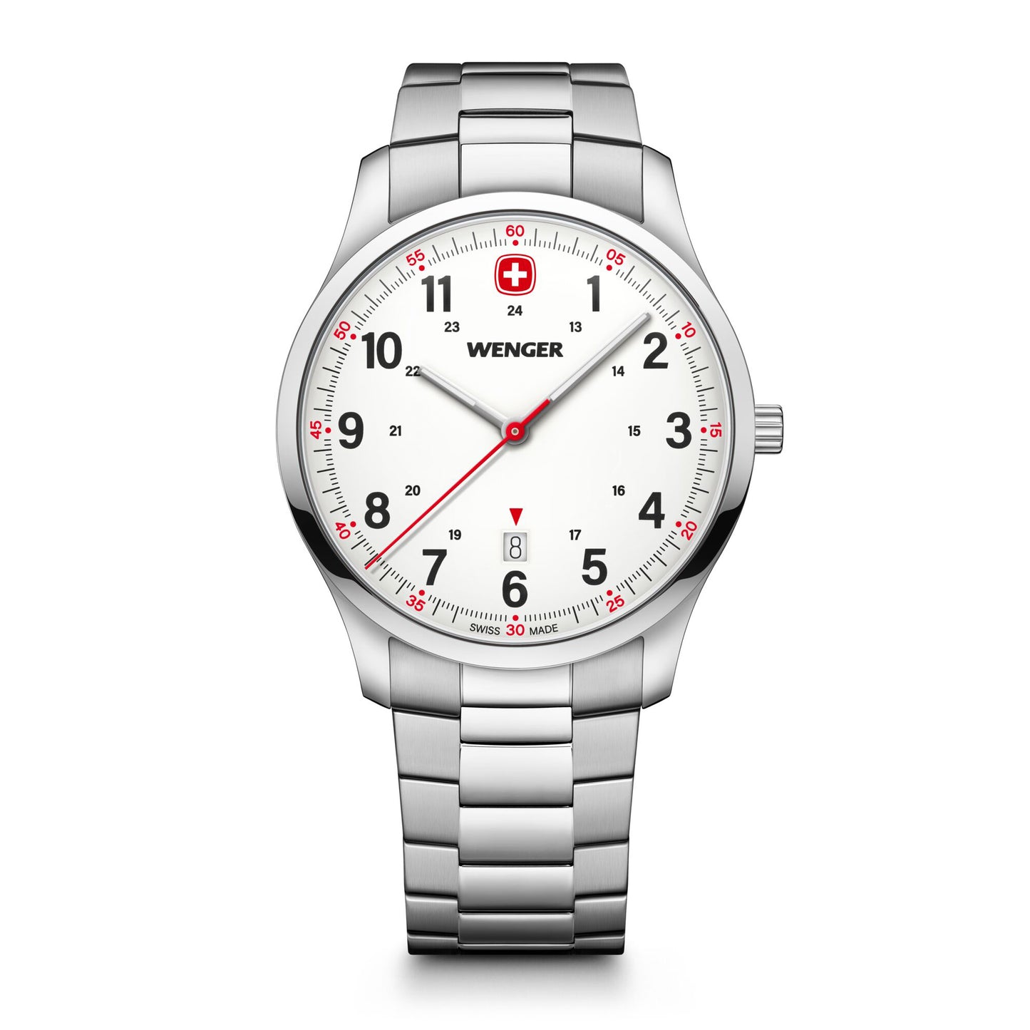 Wenger City Sport 42 mm White Dial Men Analog Watch 01.1441.133