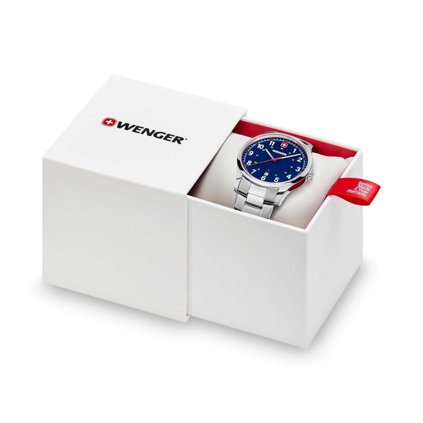 Wenger City Sport 42 mm Blue Dial Men Analog Watch 01.1441.134