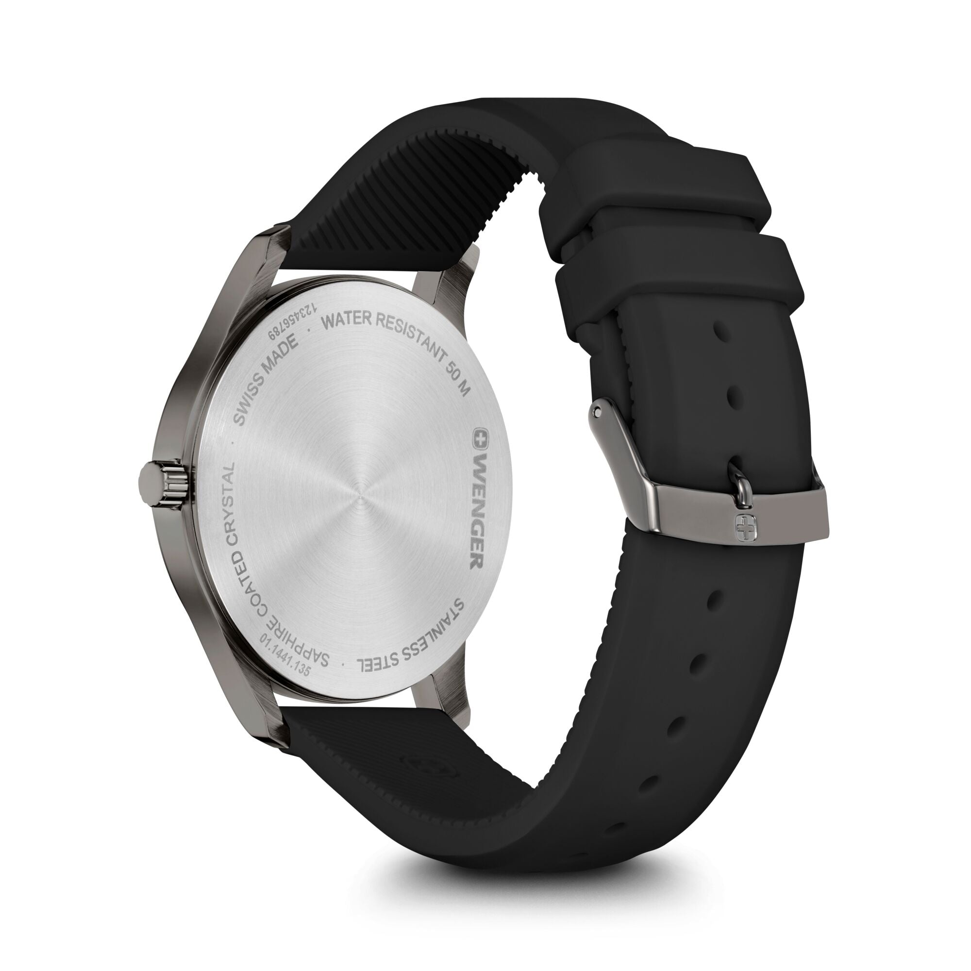 Wenger City Sport 42 mm Black Dial Men Analog Watch 01.1441.135