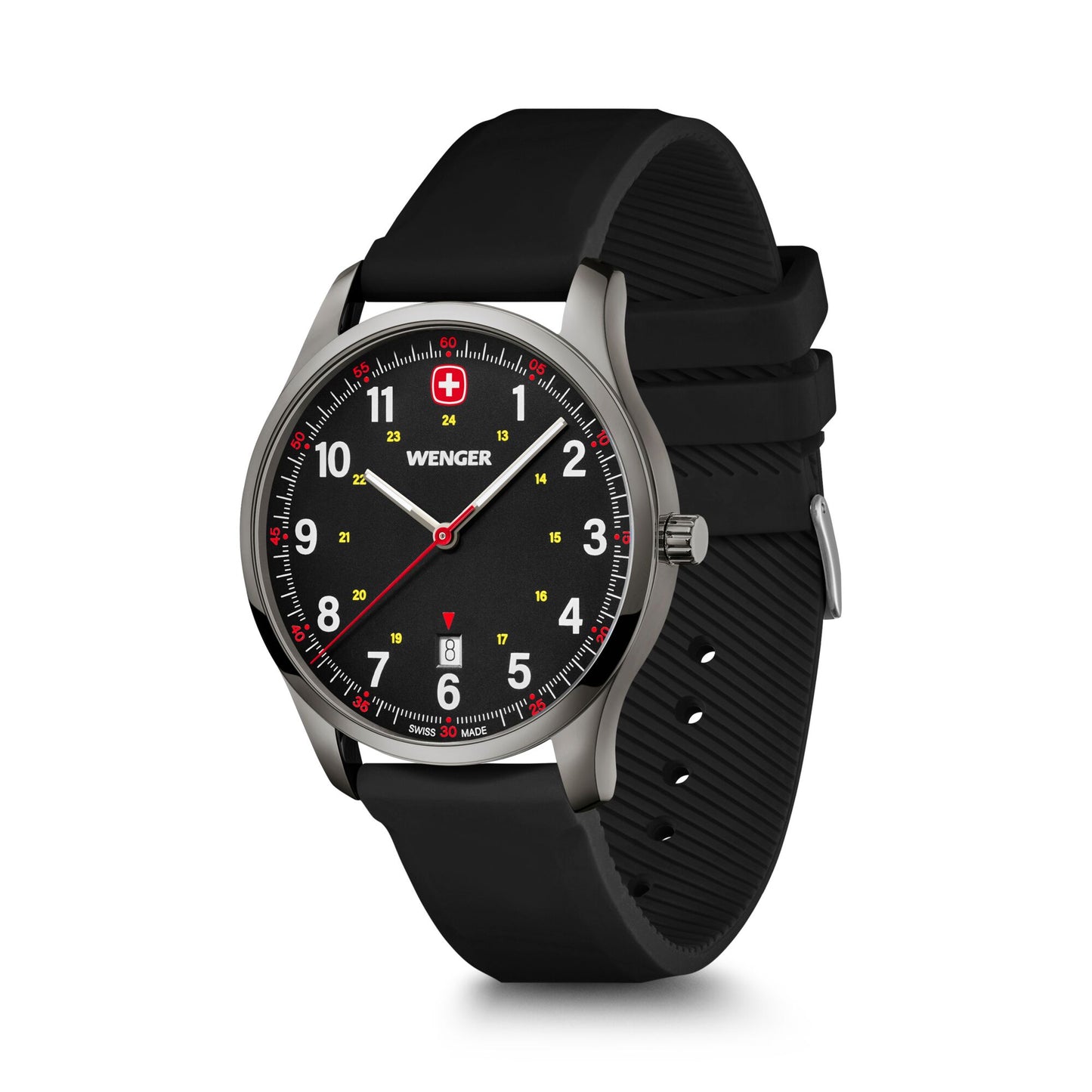 Wenger City Sport 42 mm Black Dial Men Analog Watch 01.1441.135