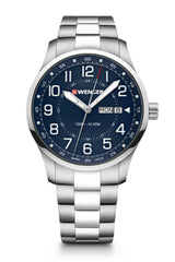 Wenger Attitude 42mm Blue Dial Men Analog Watch 01.1541.125