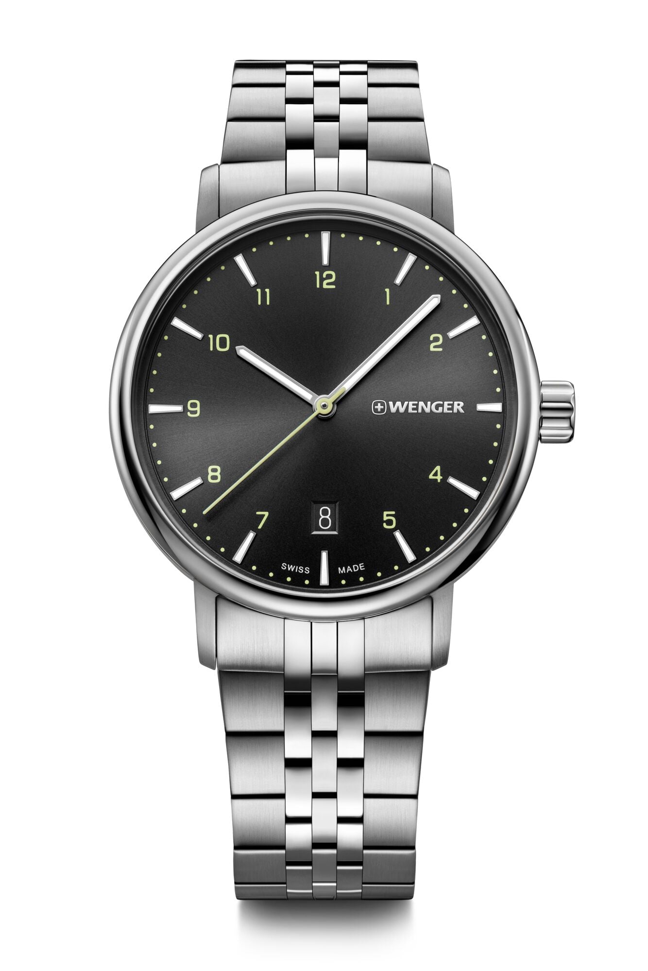 Wenger Urban Classic 40mm Black Dial Men Analog Watch 01.1731.120