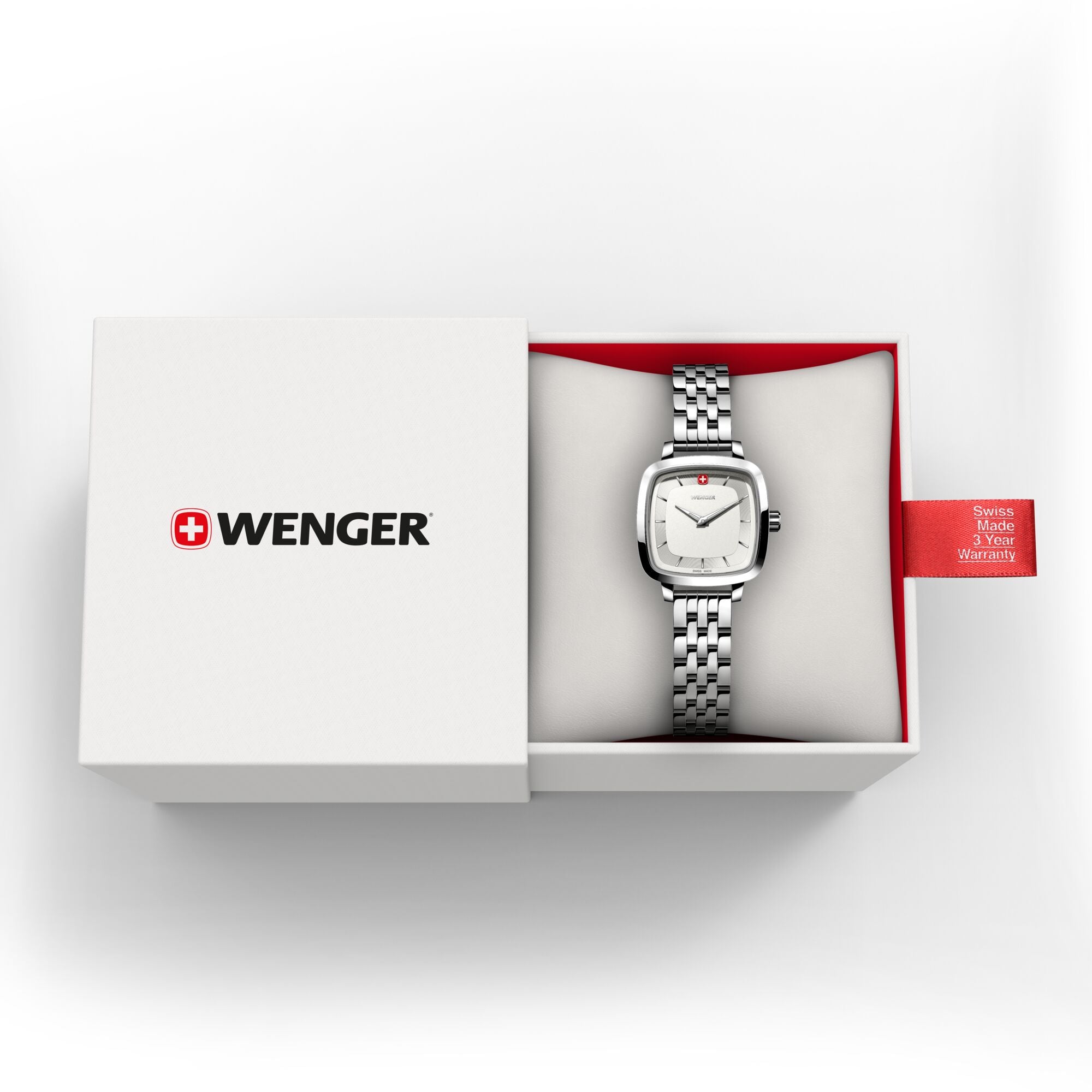 Wenger Vintage Classic 27 mm White Dial Women Watch 01.1911.101