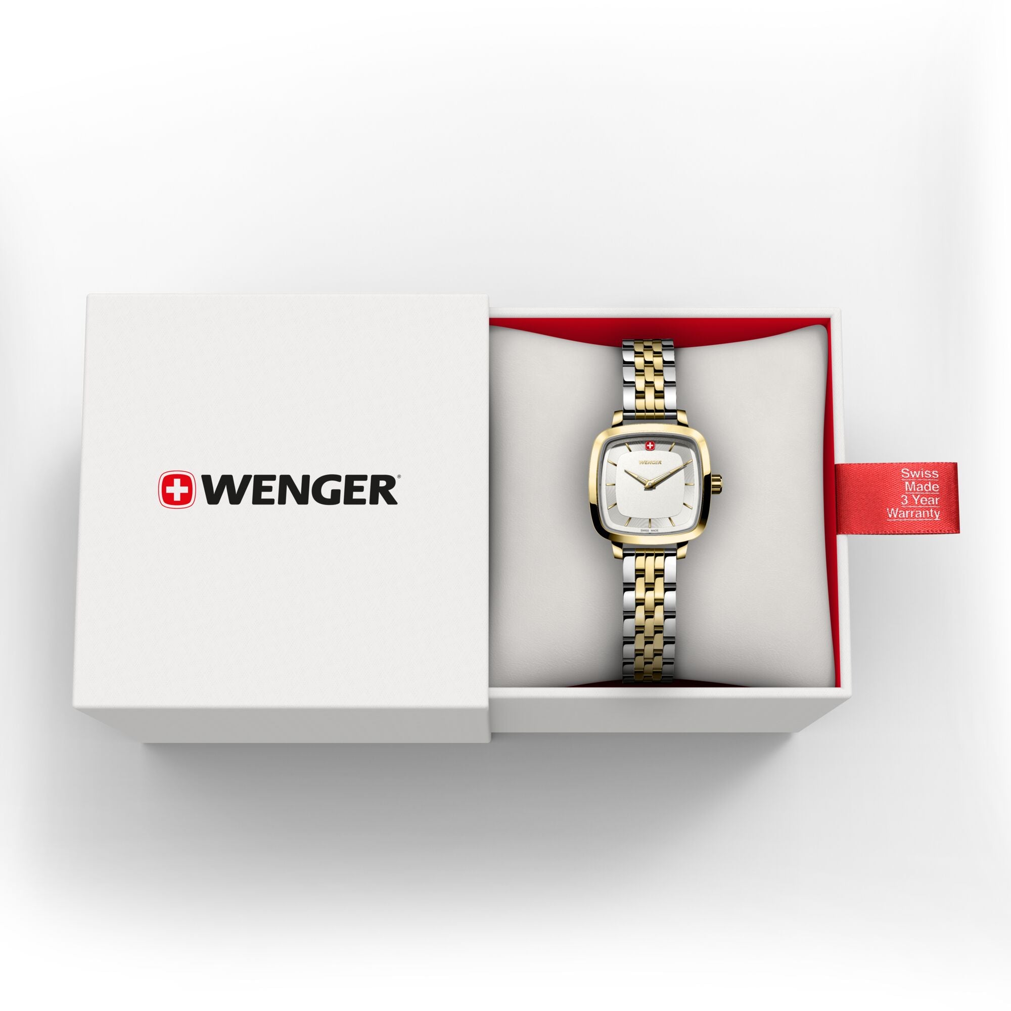 Wenger Vintage Classic 27 mm White Dial Women Watch 01.1911.105