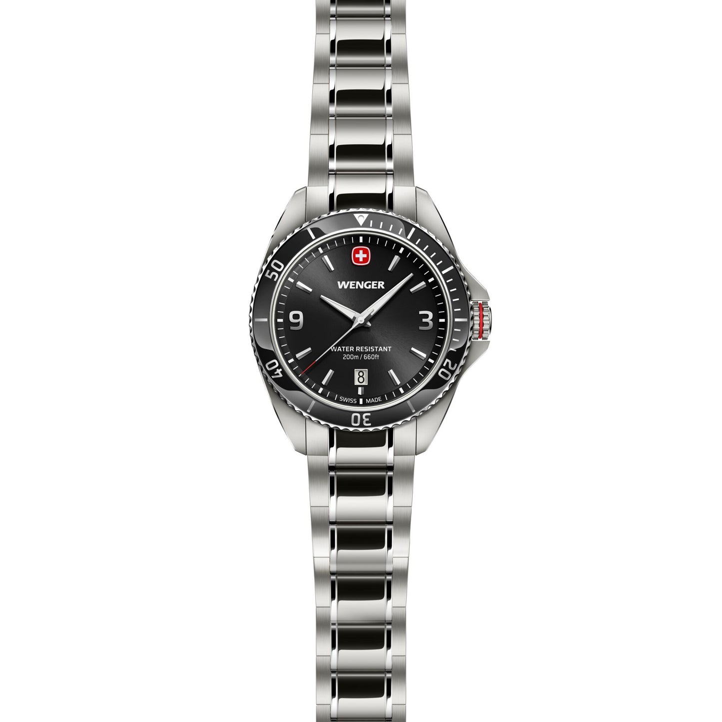 Wenger Executive 40 mm Black Dial Men Analog Watch 01.2031.101