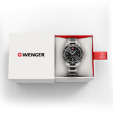 Wenger Executive 40 mm Black Dial Men Analog Watch 01.2031.101