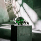 Wenger Executive 40 mm Green Dial Men Analog Watch 01.2031.102
