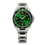 Wenger Executive 40 mm Green Dial Men Analog Watch 01.2031.102