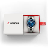 Wenger Executive 40 mm Blue Dial Men Analog Watch 01.2031.103