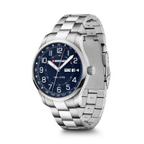 Wenger Attitude 42mm Blue Dial Men Analog Watch 01.1541.125