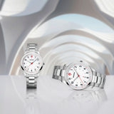 Wenger City Sport 34 mm White Dial Unisex Analog Watch 01.1421.130