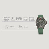 Wenger Seaforce 43 mm Black Dial Men Analog Watch 01.0641.143