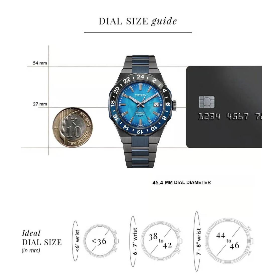 Citizen Series 8-880 Mechanical 41 mm Blue Dial Men Watch- NB6036-52N