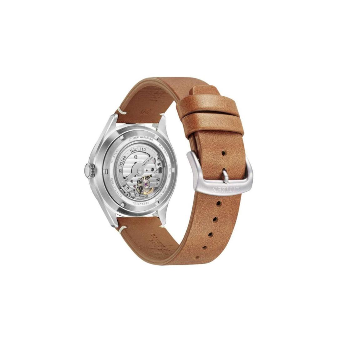 Citizen Mechanical 40.2 mm Red Dial Men Watch- NH8390-11X