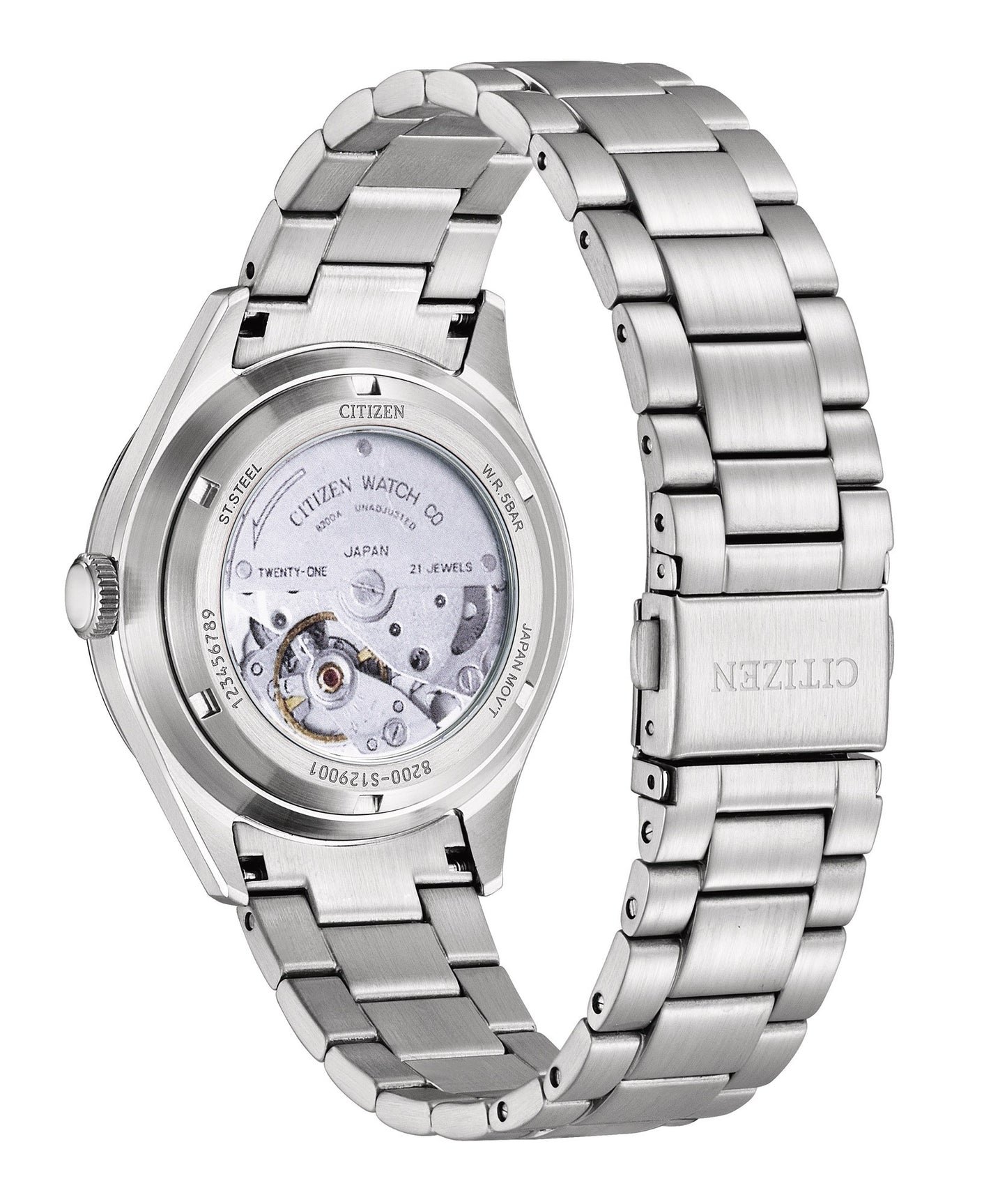 Citizen Mechanical 3 Hands 40.2 mm White Dial Men Watch- NH8391-51A