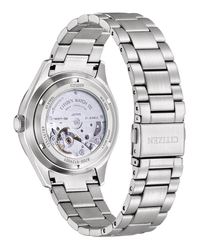 Citizen Mechanical 3 Hands 40.2 mm White Dial Men Watch- NH8391-51A