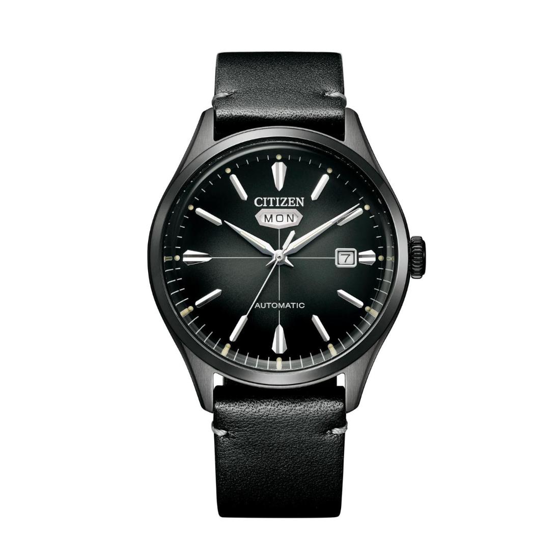 Citizen Mechanical 40.2 mm Black Dial Men Watch- NH8395-00E