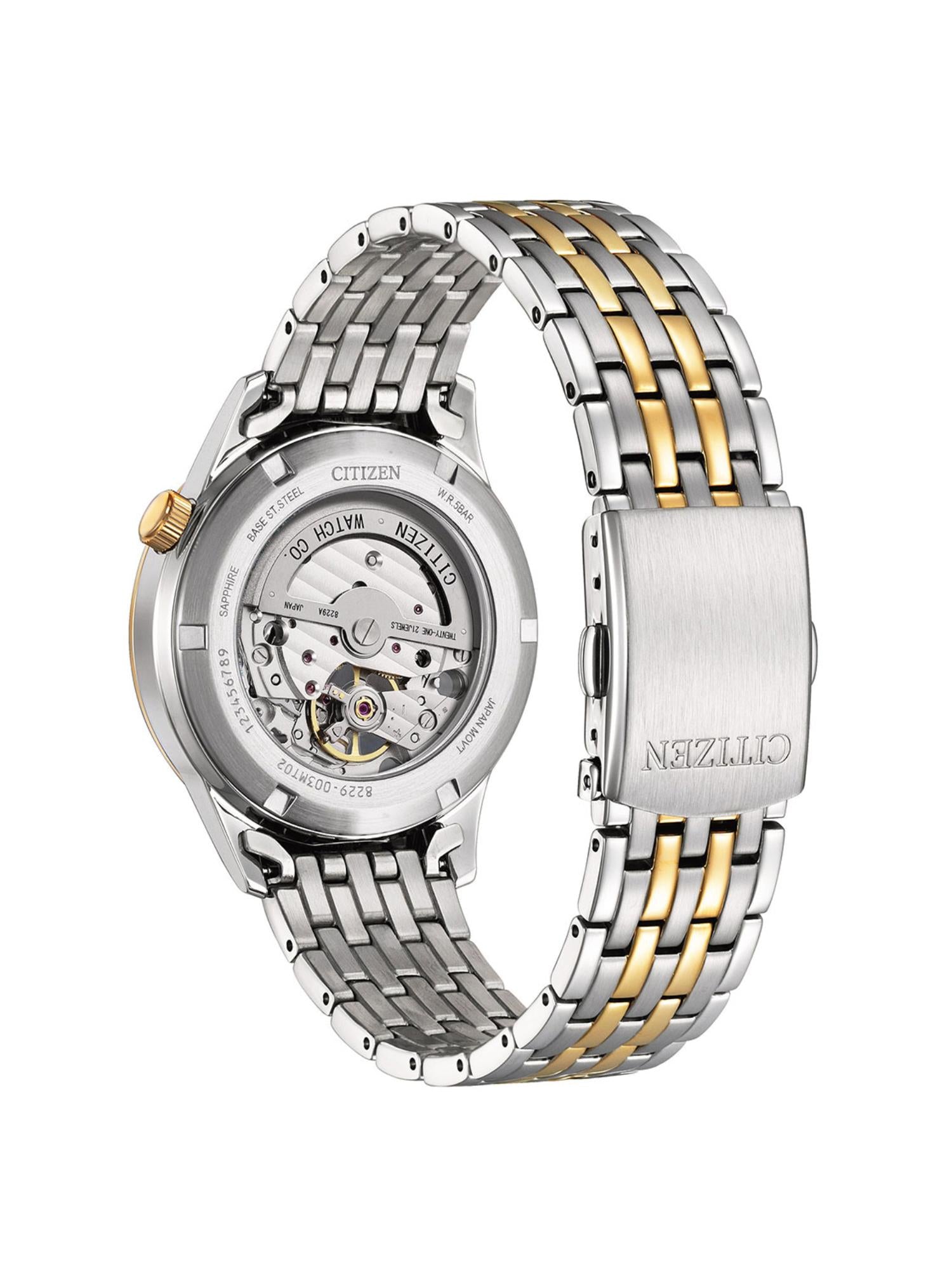 Citizen MECHANICAL 40 mm Size White Dial Men Analog Watch - NH9136-88A