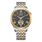 Citizen Mechanical Open Heart 40 mm Grey Dial Men Watch- NH9136-88H