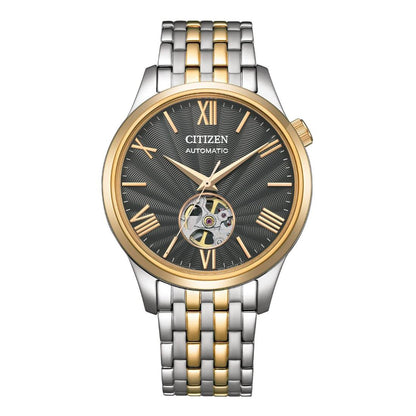 Citizen Mechanical Open Heart 40 mm Grey Dial Men Watch- NH9136-88H