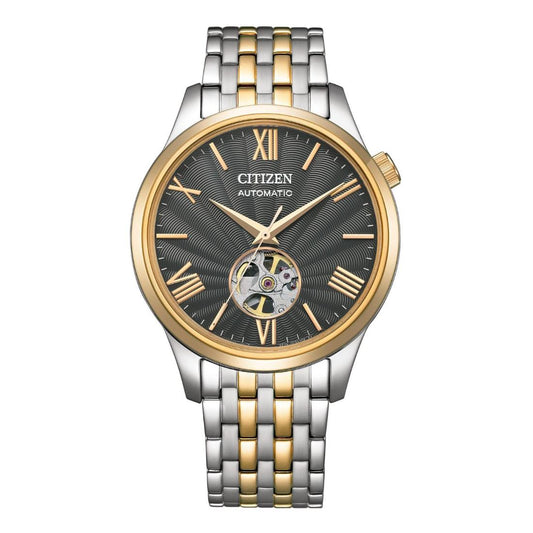 Citizen Mechanical Open Heart 40 mm Grey Dial Men Watch- NH9136-88H