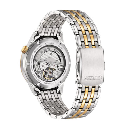 Citizen Mechanical Open Heart 40 mm Grey Dial Men Watch- NH9136-88H