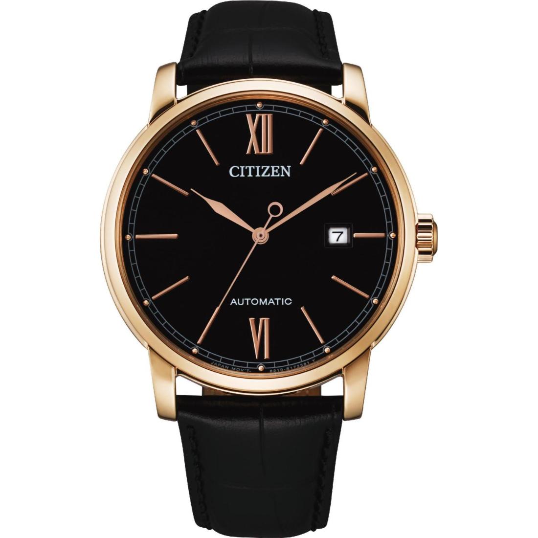 Citizen Mechanical 42 mm Black Dial Men Watch- NJ0133-12E