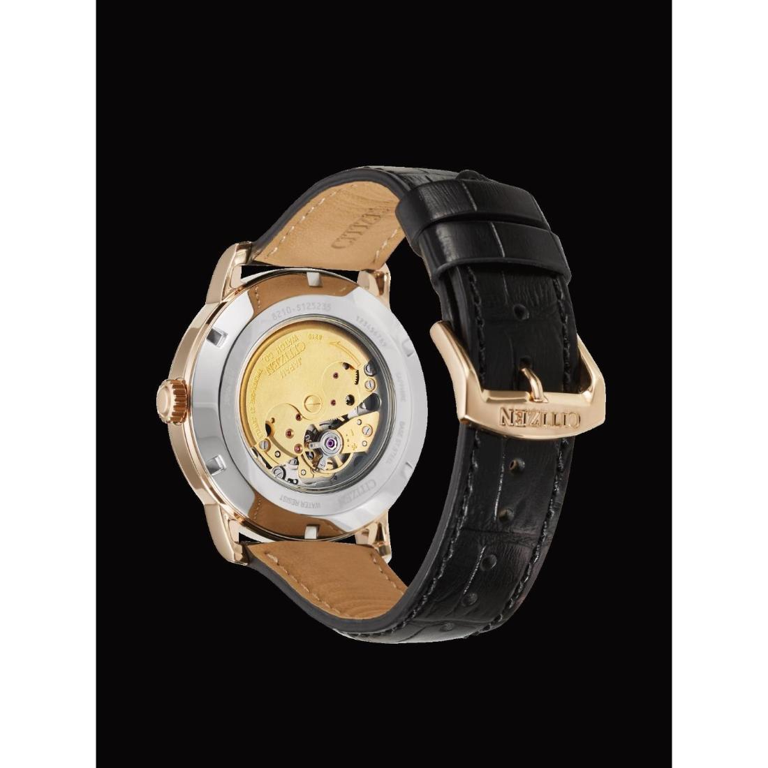 Citizen Mechanical 42 mm Black Dial Men Watch- NJ0133-12E