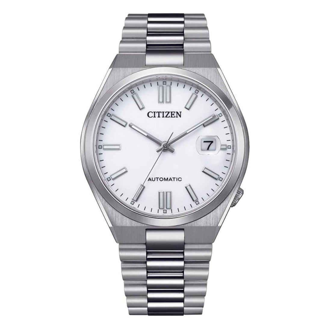 Citizen Men 40 mm Size White Dial Automatic Tsuyosa Collection Watch- NJ0150-81A