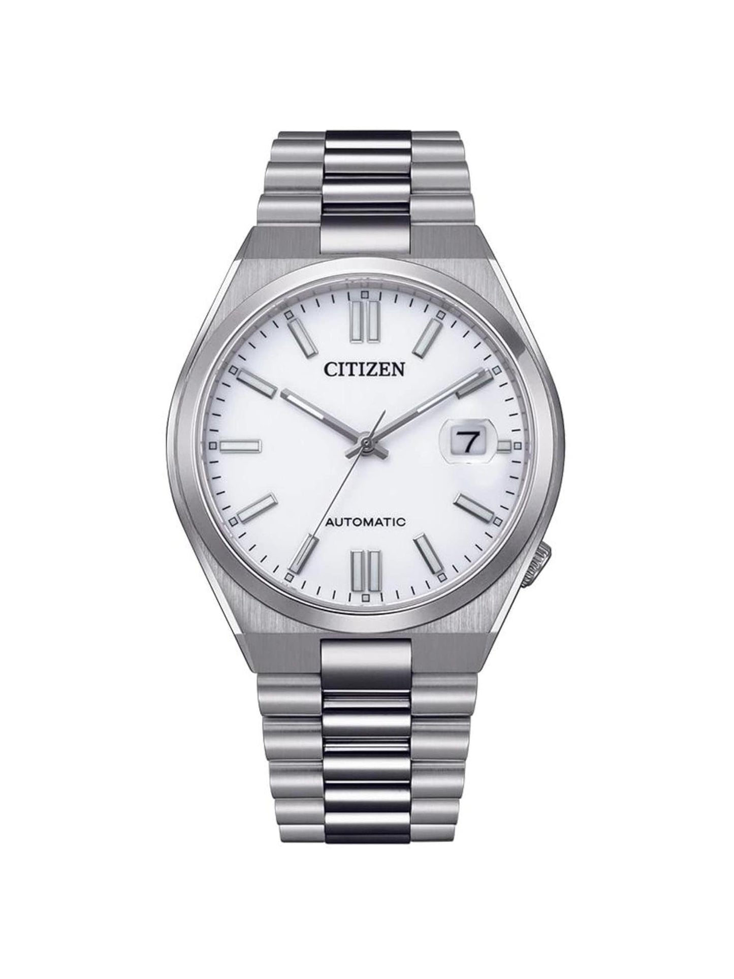 Citizen Men 40 mm Size White Dial Automatic Tsuyosa Collection Watch- NJ0150-81A