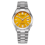 Citizen Men 40 mm Size Yellow Dial Analog Tsuyosa Collection Watch- NJ0150-81Z