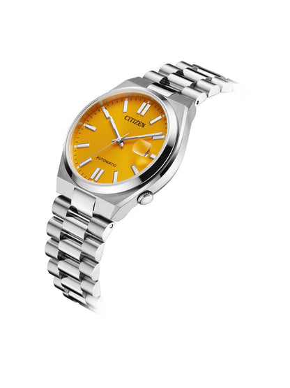 Citizen Men 40 mm Size Yellow Dial Analog Tsuyosa Collection Watch- NJ0150-81Z