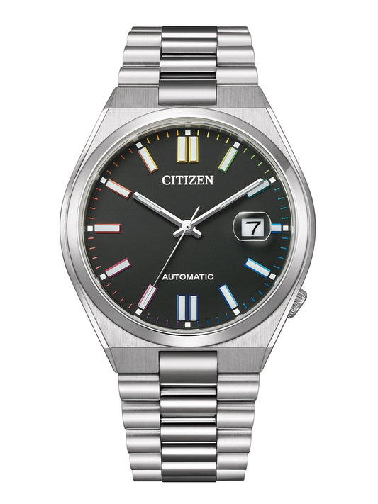 Citizen Men 40 mm Size Black Dial Automatic Tsuyosa Collection Watch- NJ0151-53E