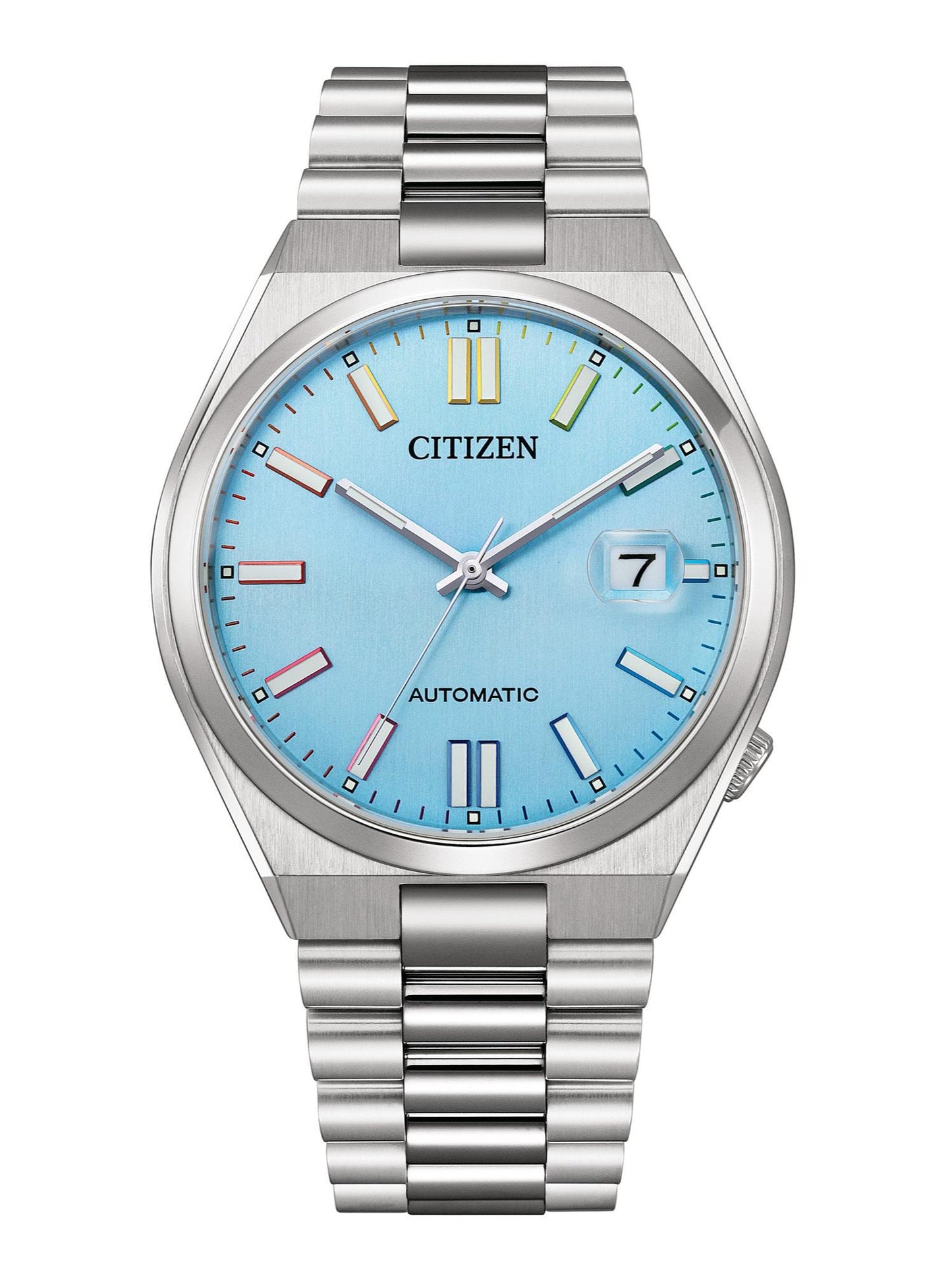 Citizen Men 40 mm Size Multicolor Dial Automatic Tsuyosa Collection Watch- NJ0151-53L