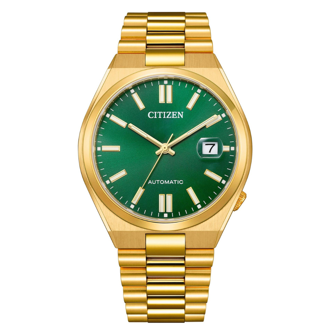 Citizen Men 40 mm Size Green Dial Automatic Tsuyosa Collection Watch- NJ0152-51X