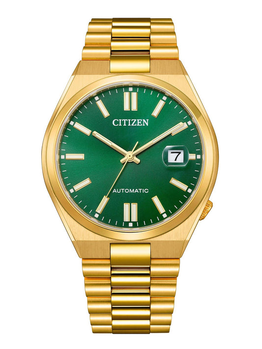 Citizen Men 40 mm Size Green Dial Automatic Tsuyosa Collection Watch- NJ0152-51X