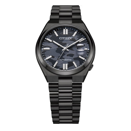 Citizen Automatic 40 mm Black Camouflage Dial Men'Watch- NJ0155-87E
