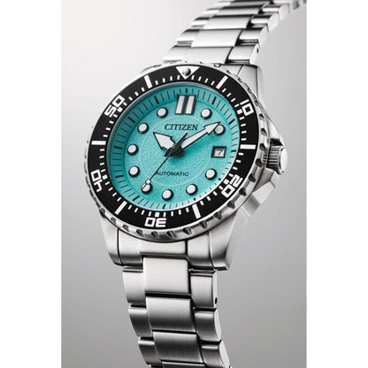 Citizen Mechanical 3 Hands 43 mm Blue Dial Men Watch- NJ0170-83X