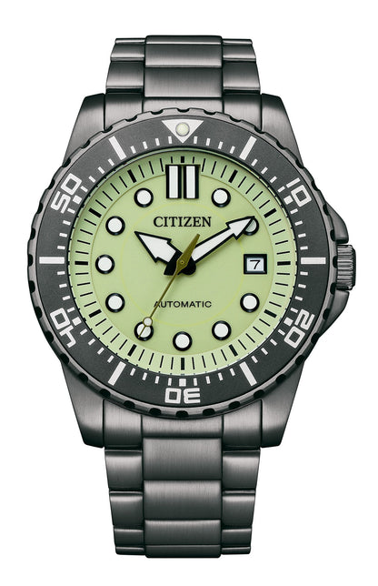Citizen Mechanical 3 Hands 43 mm Luminous Dial Men Watch- NJ0177-84X
