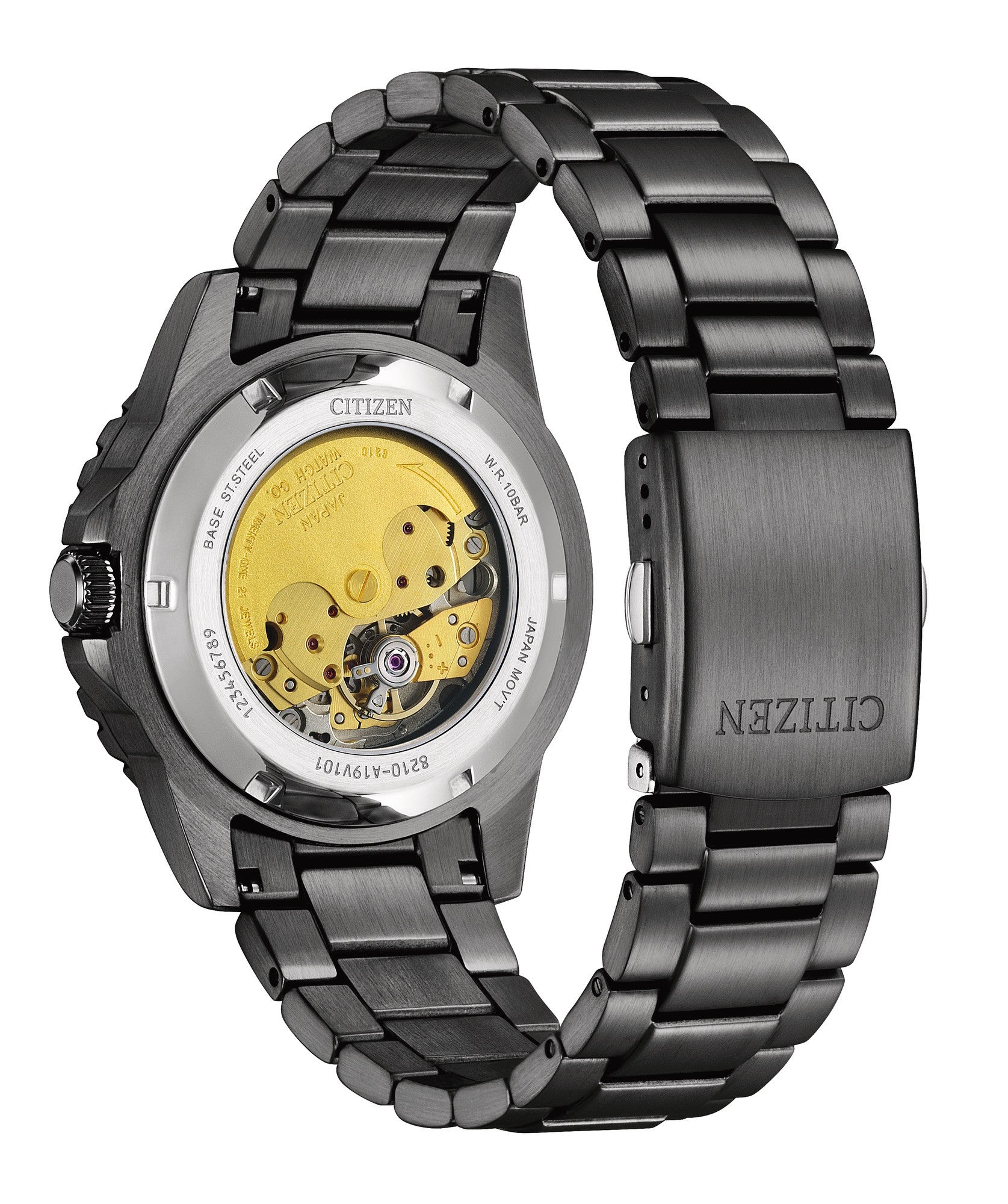Citizen Mechanical 3 Hands 43 mm Luminous Dial Men Watch- NJ0177-84X