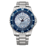 Citizen Mechanical 3 Hands 43 mm Light Blue Dial Men Watch- NJ0178-81M