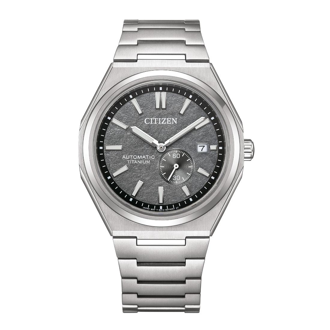 Citizen Zenshin 40.5 mm Grey Dial Mechanical Men Watch- NJ0180-80H