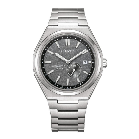Citizen Zenshin 40.5 mm Grey Dial Mechanical Men Watch- NJ0180-80H