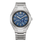 Citizen Zenshin 40.5 mm Blue Dial Mechanical Men Watch- NJ0180-80L
