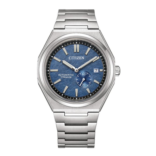 Citizen Zenshin 40.5 mm Blue Dial Mechanical Men Watch- NJ0180-80L