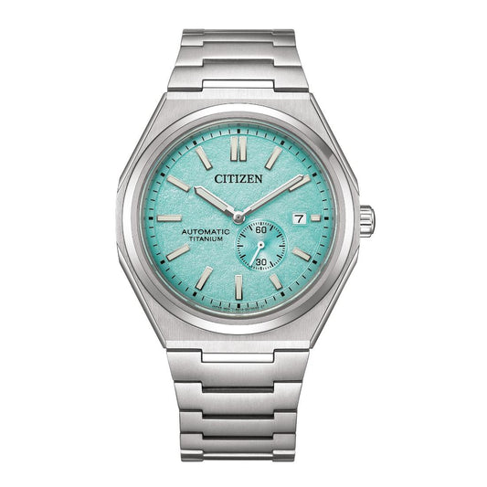 Citizen Zenshin 40.5 mm Light Blue Dial Mechanical Men Watch- NJ0180-80M