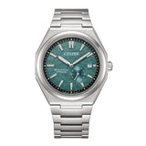 Citizen Zenshin 40.5 mm Teal Blue Dial Mechanical Men Watch- NJ0180-80X