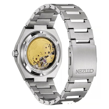 Citizen Zenshin 40.5 mm Orange Dial Mechanical Men Watch- NJ0180-80Z