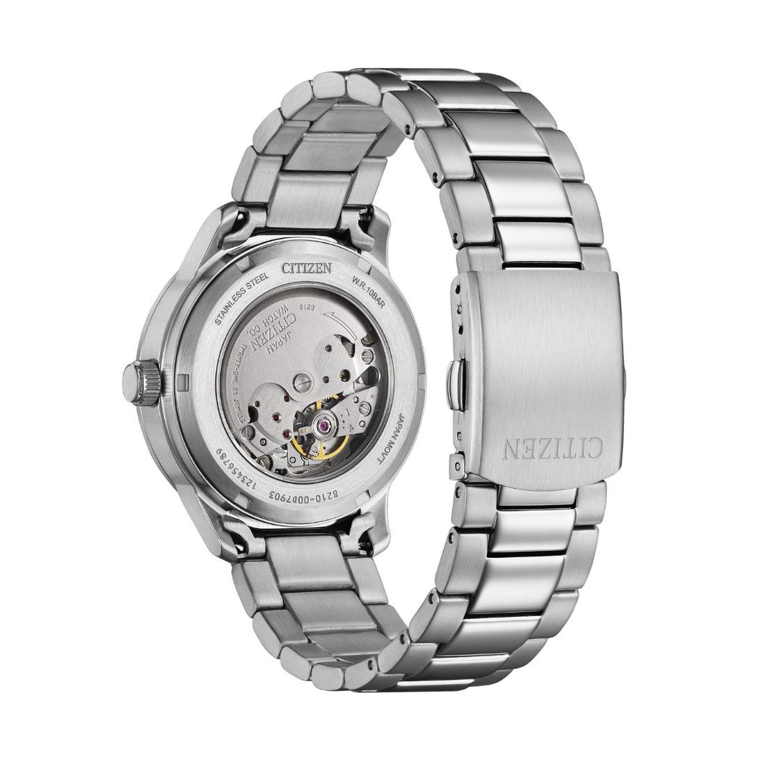 Citizen Mechanical 3 Hands 40 mm Light Blue Dial Men Watch- NJ0191-83L